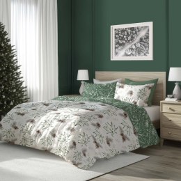 Pościel bawełniana 220x200 + 2x70x80 świąteczna wzór 083