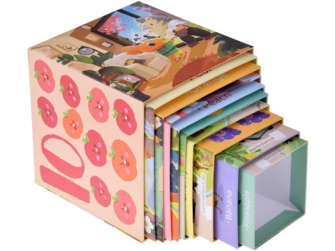 Edukacyjne puzzle sześcienne dla dzieci - kreatywna układanka 10szt. ZA5868