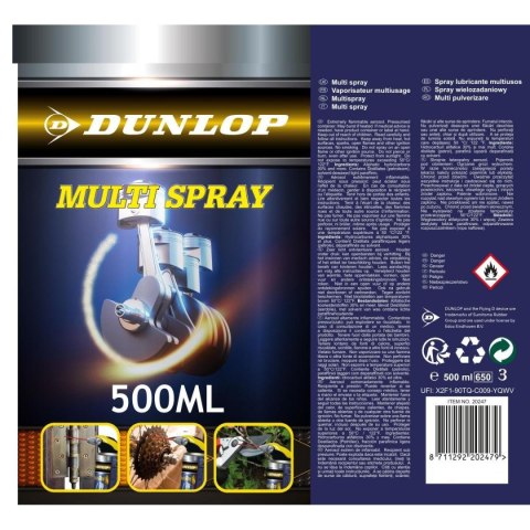 SMAR UNIWERSALNY DO ROWERU 500 ML DUNLOP