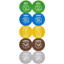 ŚMIETNIK KOSZE NA ŚMIECI 25 L SORTIBOX SET 3 SZT. POPIELATY