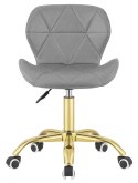 Krzesło obrotowe VASTO OFFICE PU GREY GOLD