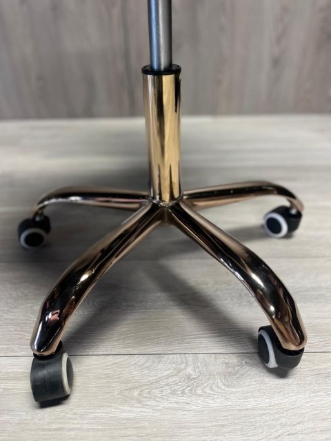 Krzesło obrotowe VASTO OFFICE PU BLACK ROSE GOLD
