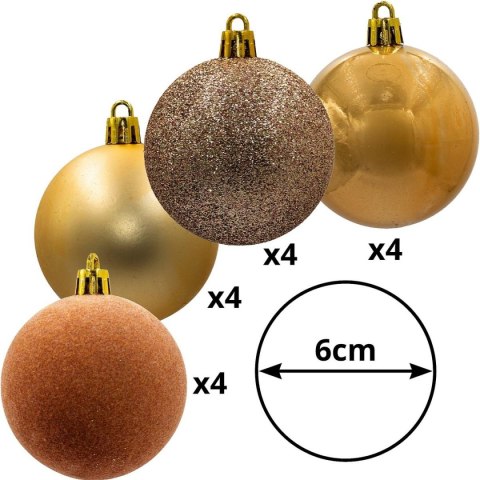 ZESTAW 16 BOMBEK 4 FAKTURY ZŁOTY