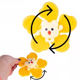 Zestaw grzechotek z przyssawką spinnery sensoryczne gryzaczki dla niemowląt