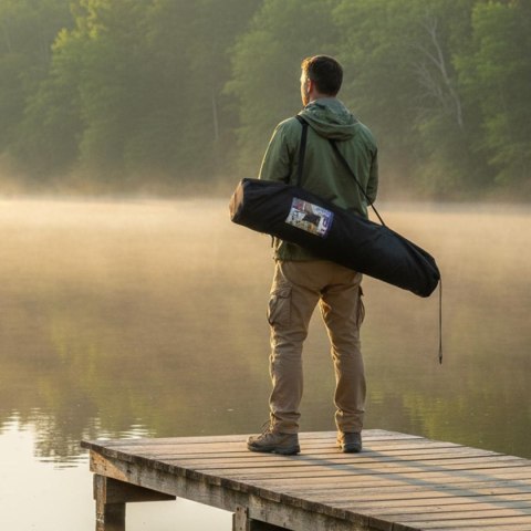 KRZESŁO TURYSTYCZNE SKŁADANE 61x58x89CM DELUXE REDCLIFFS
