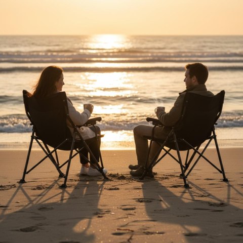 KRZESŁO TURYSTYCZNE SKŁADANE 61x58x89CM DELUXE REDCLIFFS