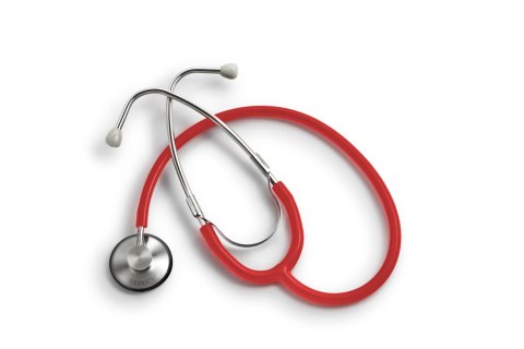 LD Prof-Plus Stetoskop czerwony /jednogłowicowy/