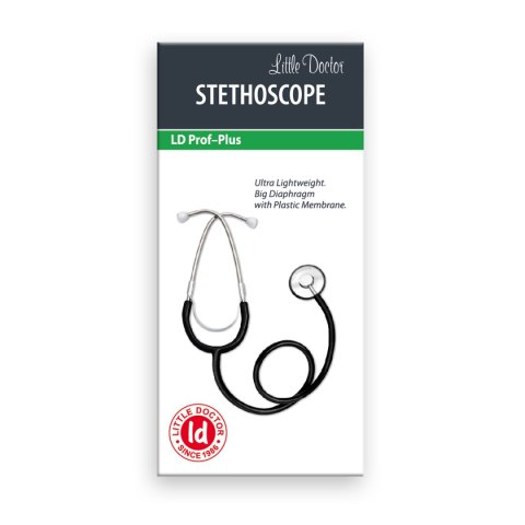 LD Prof-Plus Stetoskop szary /jednogłowicowy/