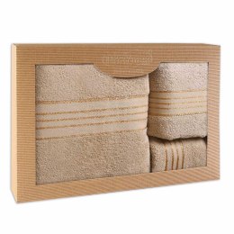 Ręcznik D Bawełna 100% Tiwano Cappuccino (P) 30x50+50x90+70x140 kpl.