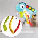 Zabawka Sensoryczna Gryzak Montessori Dinozaur - Rozwija Zmysły