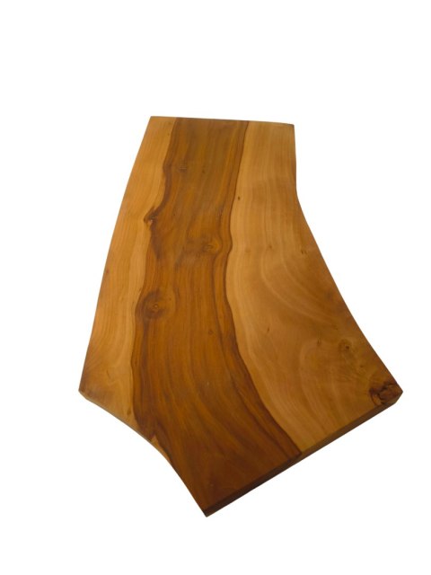 Deska z jabłoni | Deska z drewna jabłoniowego - unikatowa, olejowana, okorowana, naturalna, idealna do kuchni i serwowania