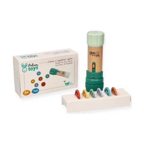 Latarka z projektorem slajdów