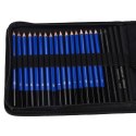 Ołówki do szkicowania rysowania zestaw plastyczny 54 elementy