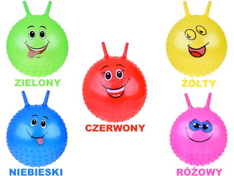 Piłka Skoczek Uśmiechnięta Piłka 55 cm do gimnastyki ćwiczeń zabawy ZA5972