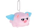Przeurocza Pluszowa Świnka Breloczek z obracanym Ogonkiem ZA5680