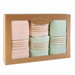 Ręcznik D Bawełna 100% Tiwano Krem + Mięta (P) 2x50x90+2x70x140 kpl.