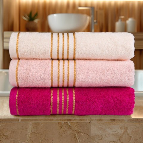 Ręcznik D Bawełna 100% Tiwano Róż Kwarcowy (P) 50x90+70x140 kpl.