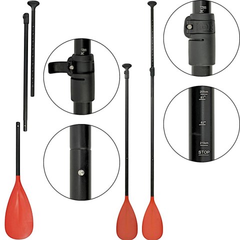 ZESTAW DESKA SUP 150KG DMUCHANA 381CM XQMAX