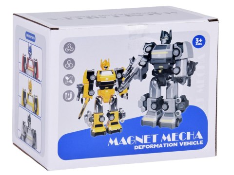 Zabawka Robot Magnetyczny Transformer 2w1- duża figurka - akcesoria ZA6009