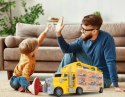 Ciężarówka walizka z metalowymi autkami budowlanymi 6 szt światła i dźwięki