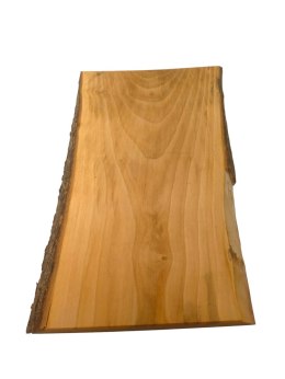 Deska z jawora | Deska z drewna jaworowego - unikatowa, olejowana, okorowana, naturalna, idealna do kuchni i serwowania