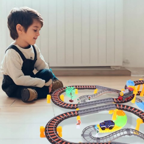 Kolejka pociąg elektryczna 192 el. tor lokomotywa wagony