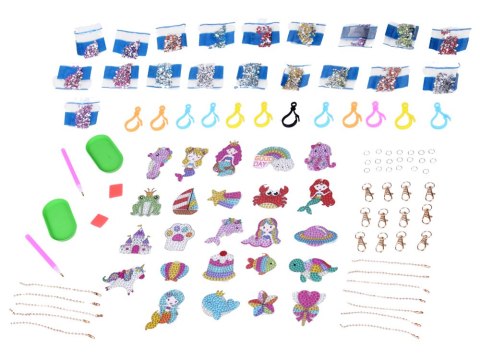 Zrób to sam DIY Bajkowa wyklejanka - HAFT diamentowy - breloczki ZA6019