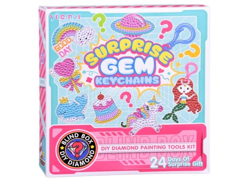 Zrób to sam DIY Bajkowa wyklejanka - HAFT diamentowy - breloczki ZA6019