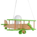 Lampa wisząca Samolot duży zielono-naturalny