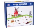 SERIA ZWIERZĘTA FARMA Zestaw WIATRAK młyn 101ele figurki ZA5688