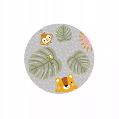 2 w 1 bawełniana mata dla niemowląt do raczkowania, siedzenia i zabawy