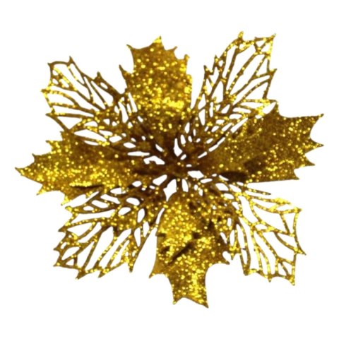 Gwiazda betlejemska złota 16cm