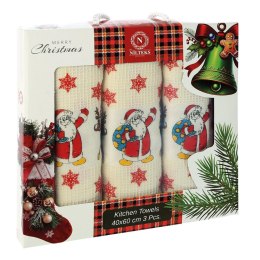 Komplet ręczników kuchennych bawełnianych NILTEKS/3x40x60/CHR027