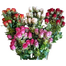Mix - bukiet sztuczna róża 52cm