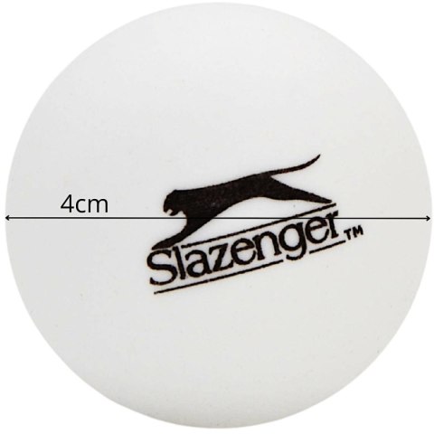 PIŁECZKI DO TENISA STOŁOWEGO SLAZENGER BIAŁE 6 szt