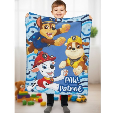 Koc polarowy 100x140 Psi Patrol niebieski 5432