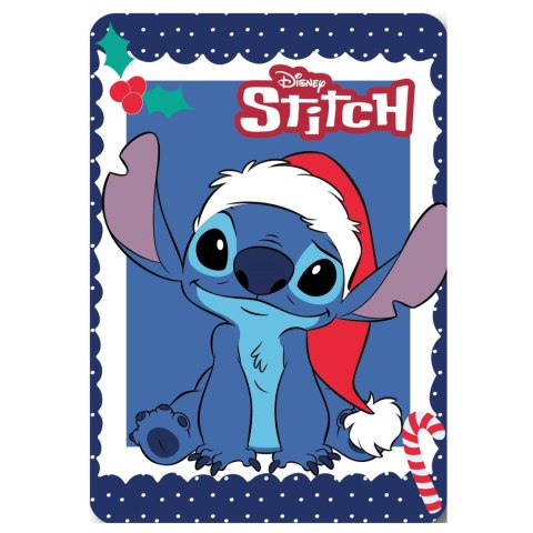 Koc polarowy 100x140 niebieski Stitch 5587