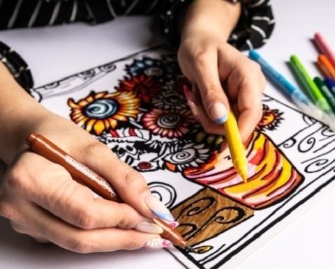 Kol. Welw. Van Gogh Słoneczniki w Wazie