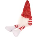 MIKOŁAJ DEKORACYJNY SIEDZĄCY CZERWONY 13+10CM