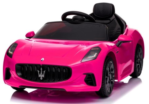 Maserati GranTurismo RÓŻOWY Auto na akumulator EVA Skóra pilot Akumulator litowo-jonowy