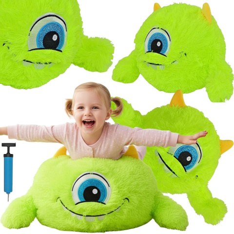 PIŁKA EMOJI 40CM Z RĄCZKAMI ZIELONA