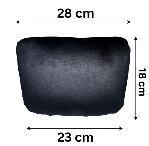 Poduszka - BROWN ALCANTARA 20x28x4cm