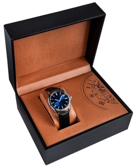 Pudełko na zegarek drewniane mahoń PREMIUM PDR-4