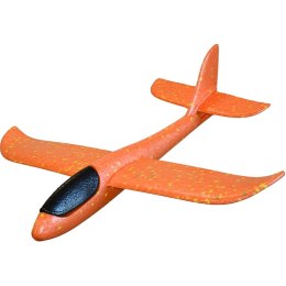 SAMOLOT STYROPIANOWY 47CM POMARAŃCZOWY
