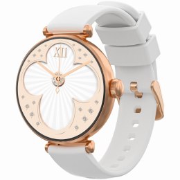 Smartwatch Gravity Różowe Złoto Biały 2 Paski GT26-2