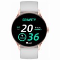 Smartwatch Gravity Szaro Różowy GT2-3 PRO