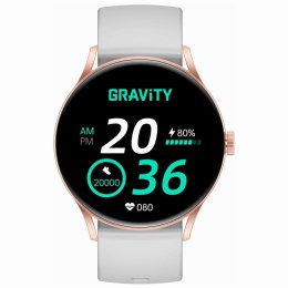 Smartwatch Gravity Szaro Różowy GT2-3 PRO