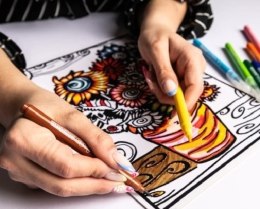 Kolorowanka Welw. 29,7x21 Kot Fantazja