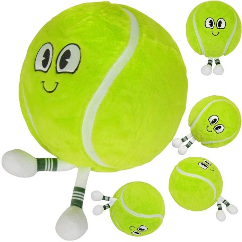 PIŁKA EMOJI 23CM Z NÓŻKAMI PIŁKA TENISOWA ZIELONA
