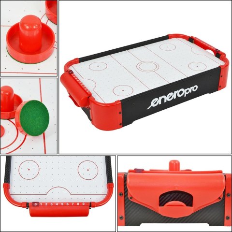 STÓŁ GRA CYMBERGAJ AIR HOCKEY NA STÓŁ 51x31x10CM CZARNY ENERO PRO